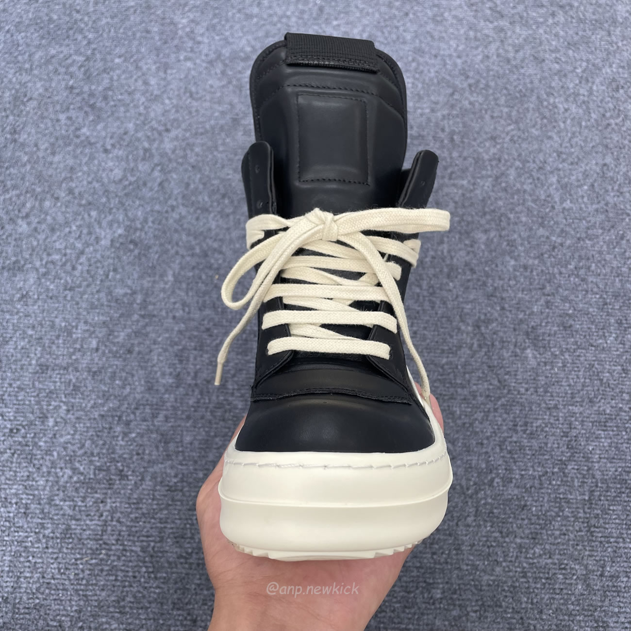 Rick Owens Phlegethon Geobasket Black Milk Ru21s6894 Lpo 91111 (2) - newkick.app